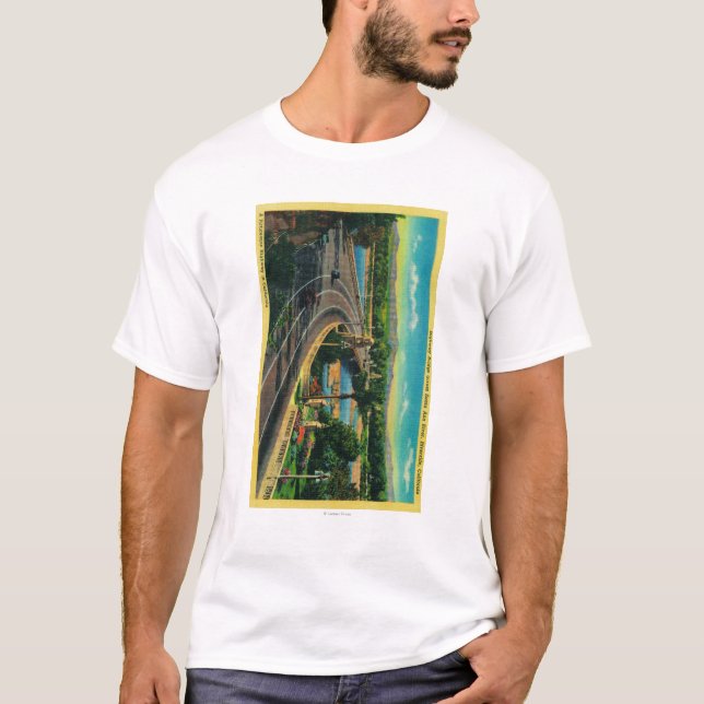 Highway Bridge across Santa Ana River T-Shirt (Front)
