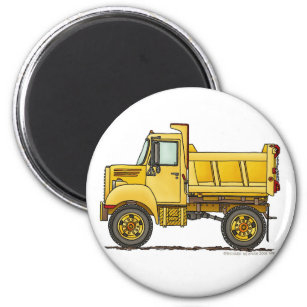 Highway Dump Truck Construction Magnets