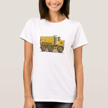 Highway Dump Truck T-shirt by justconstruction at Zazzle