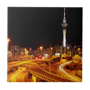 Highway into Auckland Ceramic Tile