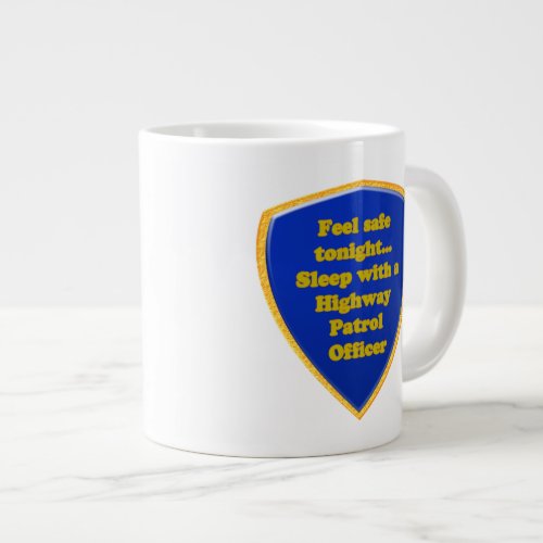 Highway Patrol Officer Large Coffee Mug