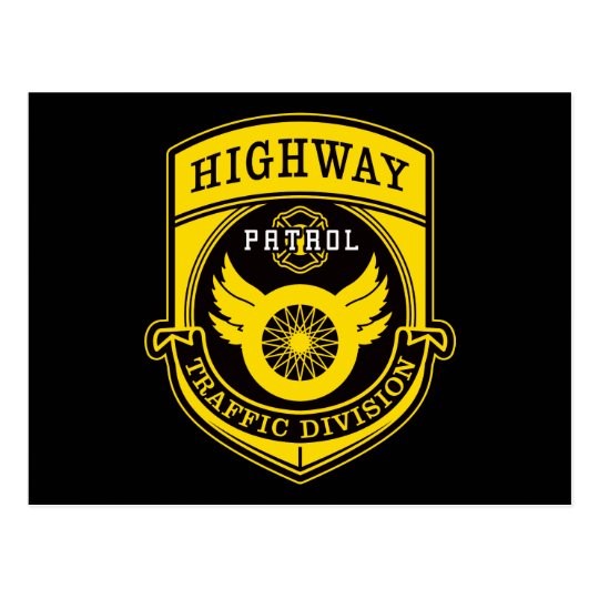 Highway Patrol Postcard