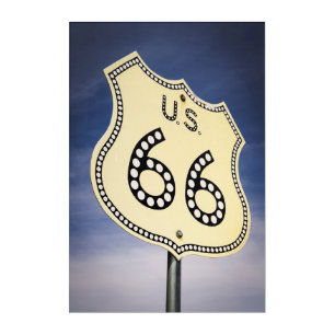 Highway Route 66 Sign Acrylic Print