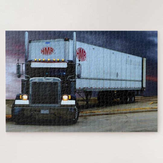 Highway Semi Truck Jigsaw Puzzle