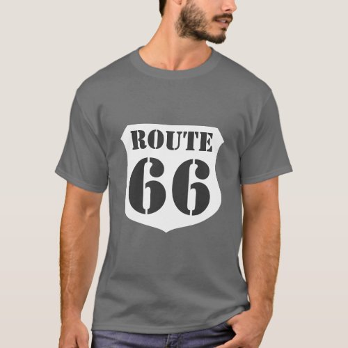 Highway sign t_shirt _ Route 66 _ Customizable