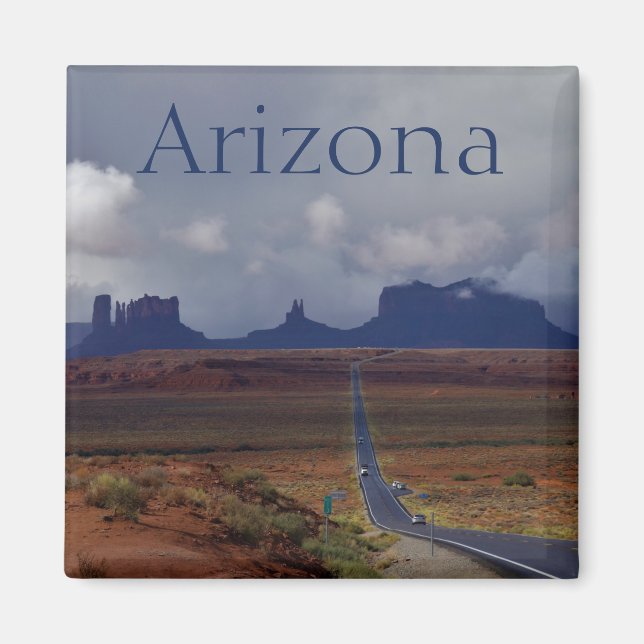 Highway to Monument Valley Arizona Magnet (Front)