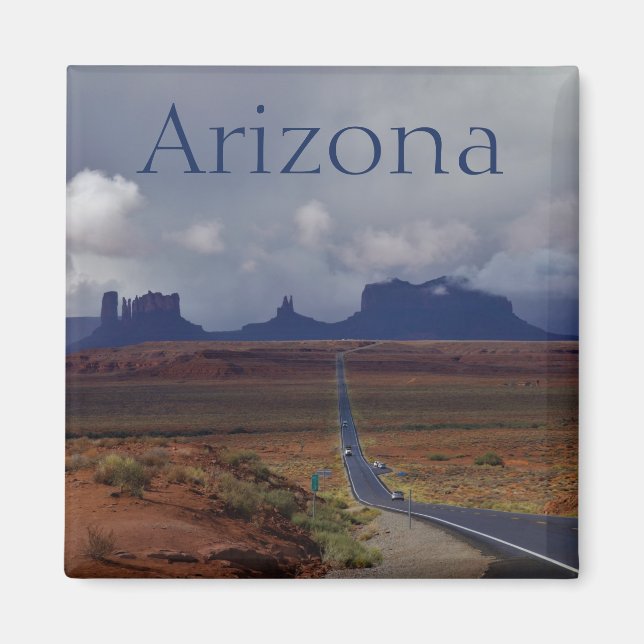 Highway to Monument Valley Arizona Magnet (Front)
