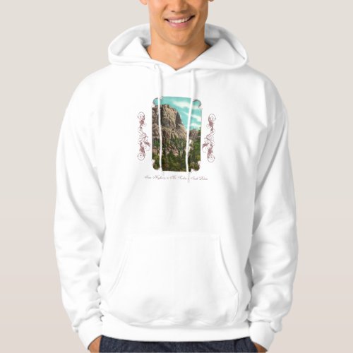 Highway to Mt Rushmore Hooded Sweatshirt