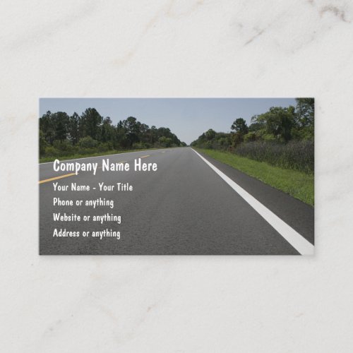 Highway View Automotive Design Business Card