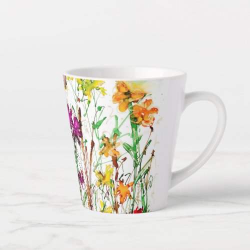 Highwood Wildflowers Latte Lovitude Cup