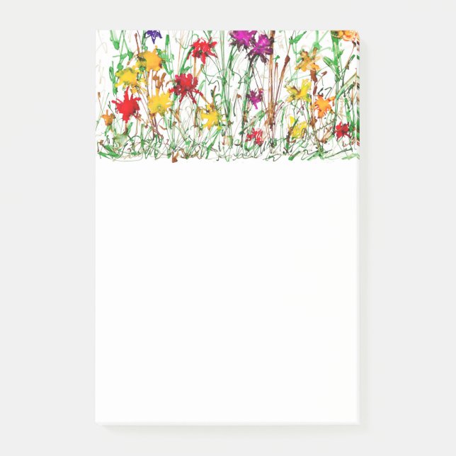 Highwood Wildflowers Lovitude Post It Notes (Front)