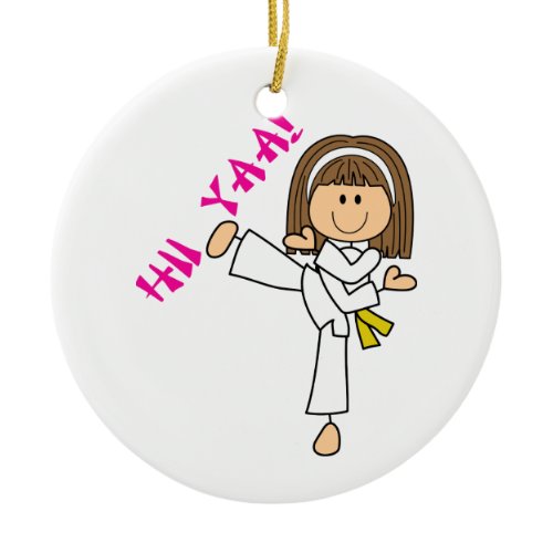 Hii Yaa Karate Ceramic Ornament