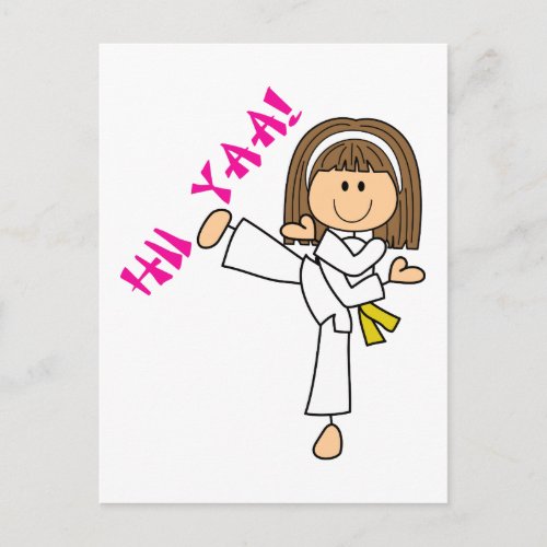 Hii Yaa Karate Postcard