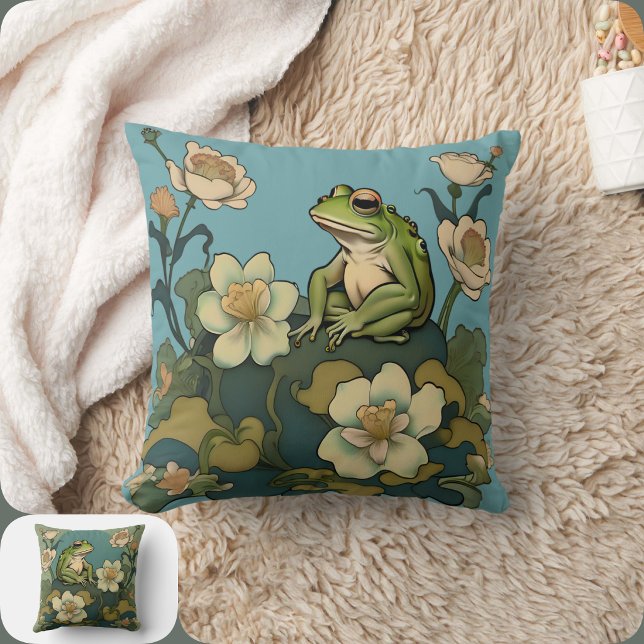 Hiiaka Throw Pillow (Hiiaka Throw Pillow (Front & Back))