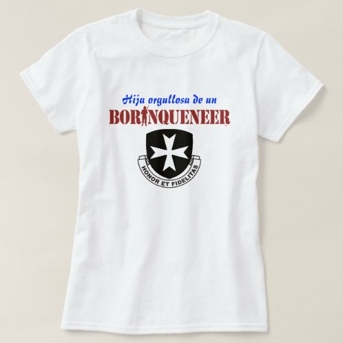 Hija _ Borinqueneer T_shirt
