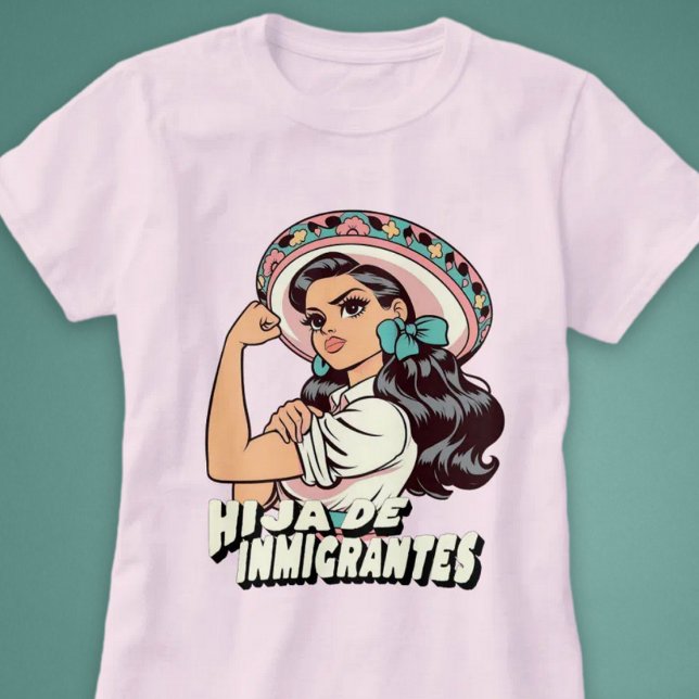 Hija De Inmigrantes Cultura Mexicana T-Shirt (Hija De Inmigrantes Cultura Mexicana T-Shirt)