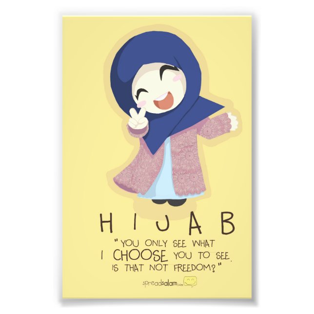 Hijab is Freedom Photo Print (Front)