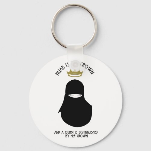 Hijab is my crown _ NIQAB Key Ring