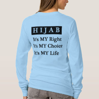 Hijab Life Long Sleeve T-Shirt (Lime Green)