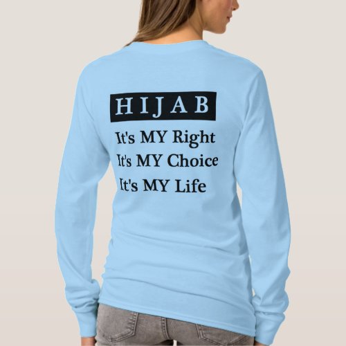 Hijab Life Long Sleeve T_Shirt Lime Green