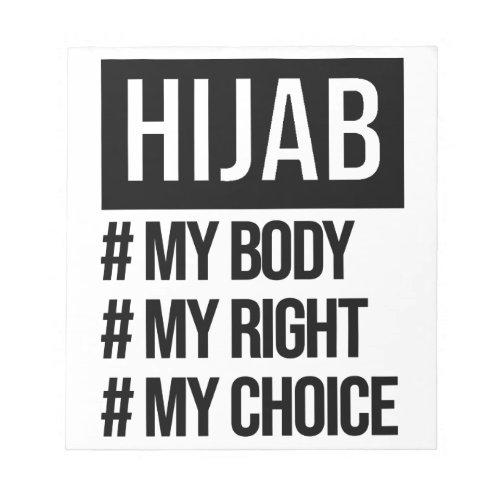Hijab _ my body my choice _ Feminist  Notepad