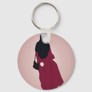 Hijabi - Muslimah - Hijab Hand draw - Niqab Keychain