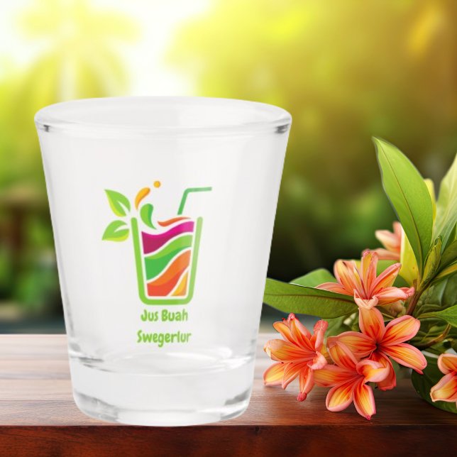 Hijau Warna-Warni Jus Buah Shot Glasses (Creator Uploaded)