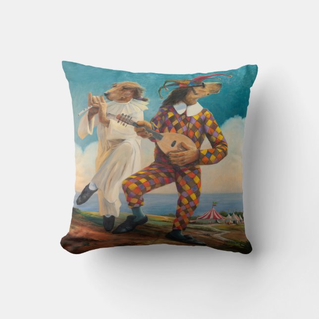 Hijinks Throw Pillow (Front)