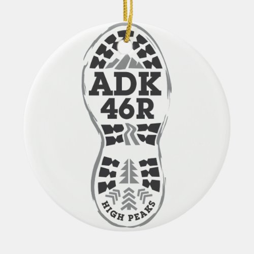 Hike ADK Ceramic Ornament