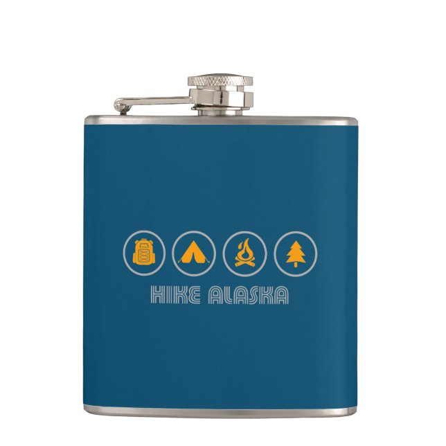 Hike Alaska Flask (Front)