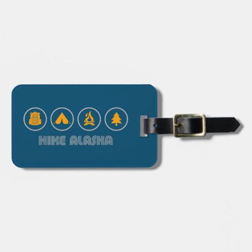 Hike Alaska Luggage Tag