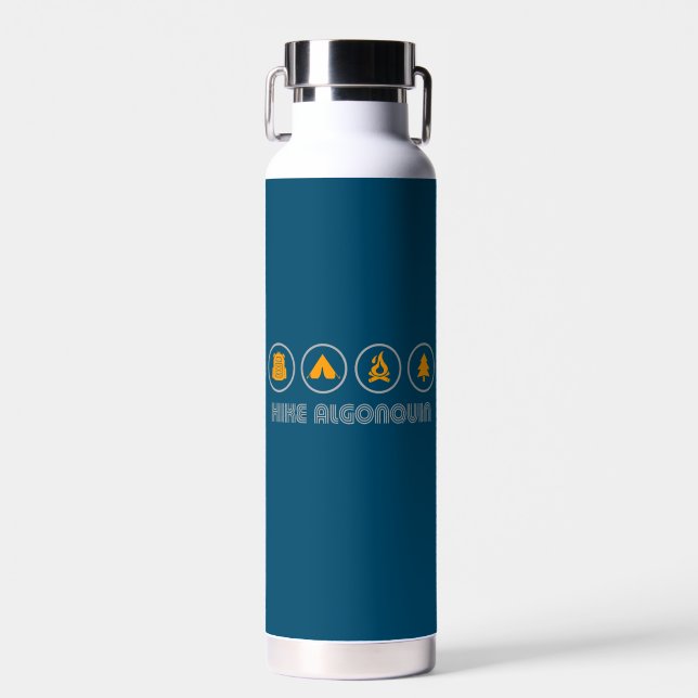 Hike Algonquin Provincial Park Water Bottle (Front)