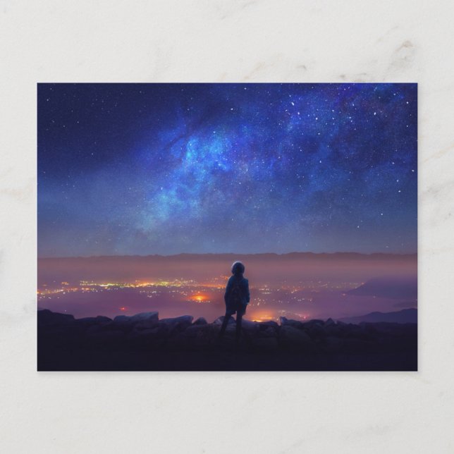 Hike Alone Postcard (Front)