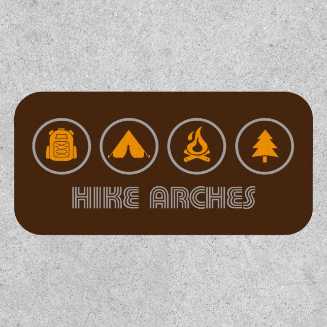 Hike Arches National Park Patch (Front)