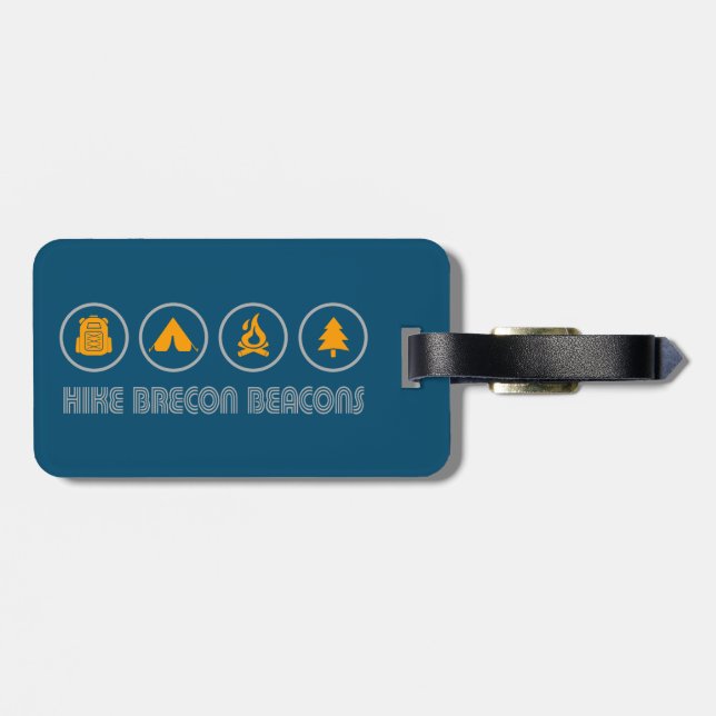 Hike Brecon Beacons National Park Luggage Tag (Back Horizontal)