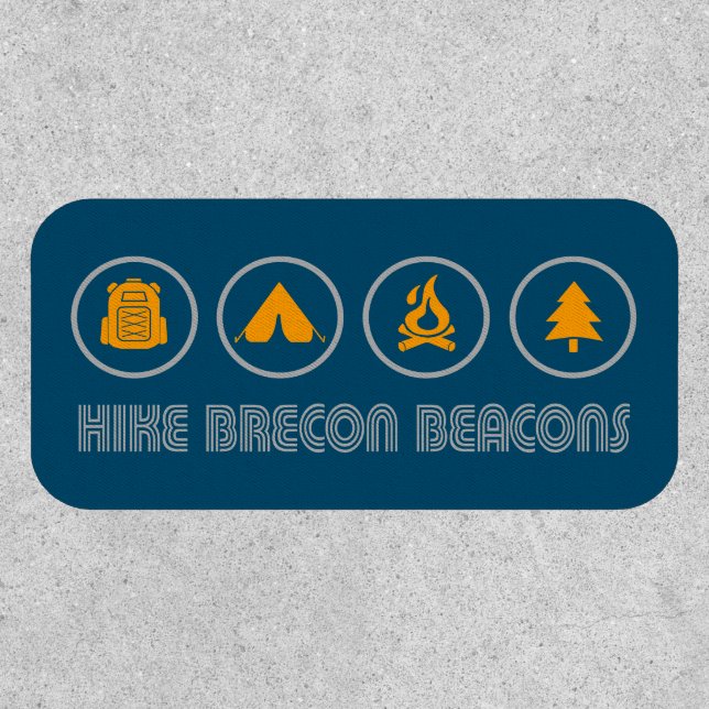 Hike Brecon Beacons National Park Patch (Front)