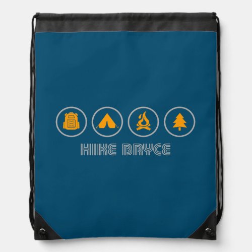 Hike Bryce Canyon National Park Drawstring Bag