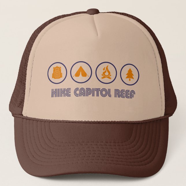 Hike Capitol Reef National Park Trucker Hat (Front)