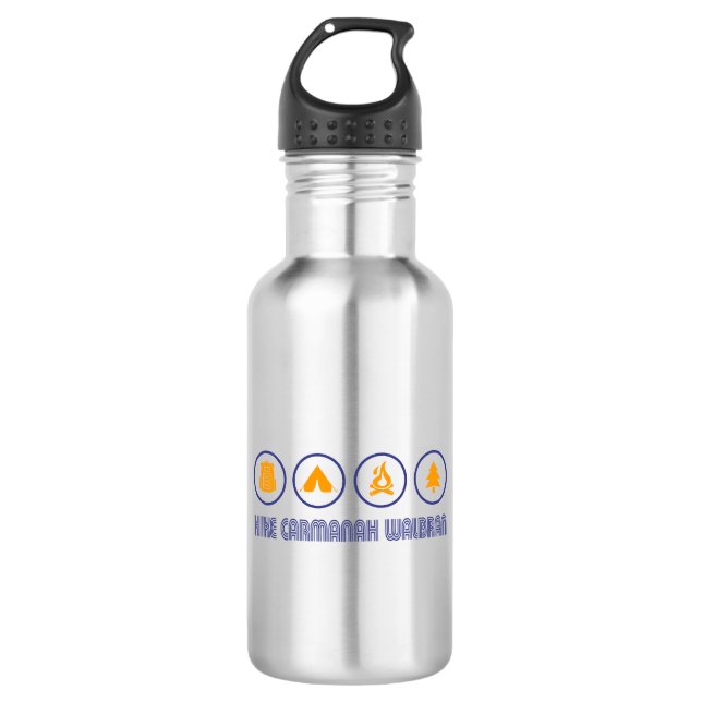 Hike Carmanah Walbran Provincial Park Stainless Steel Water Bottle (Front)