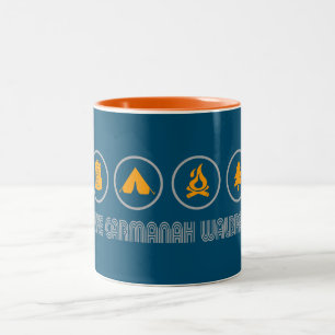 Hike Carmanah Walbran Provincial Park Two-Tone Coffee Mug