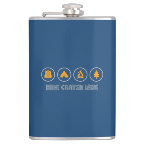 Hike Crater Lake National Park Flask