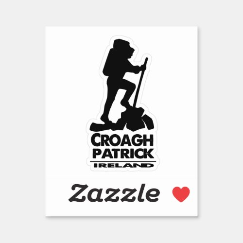 Hike Croagh Patrick _ Ireland _ Sticker