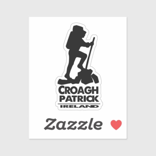 Hike Croagh Patrick _ Ireland _ Sticker