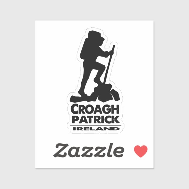 Hike Croagh Patrick - Ireland - Sticker (Sheet)