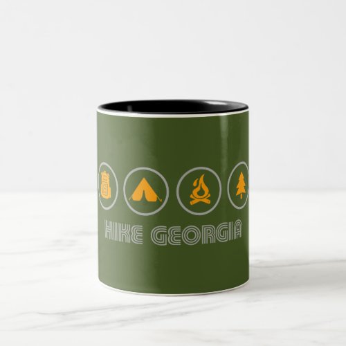 Hike Georgia Two_Tone Coffee Mug
