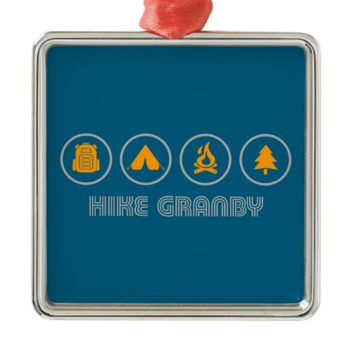 Hike Granby Provincial Park Metal Ornament