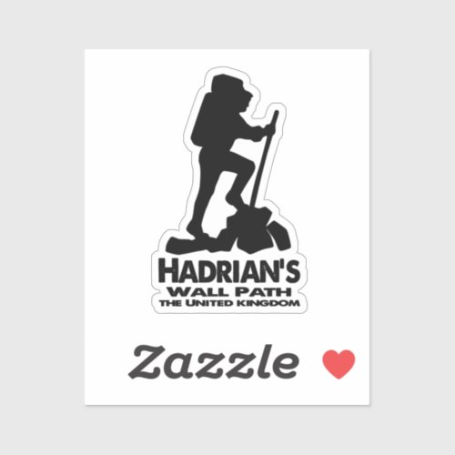 Hike Hadrians Wall Path _ United Kingdom Sticker