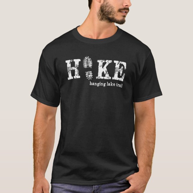 Hike Hanging Lake Trail Colorado T-Shirt (Front)