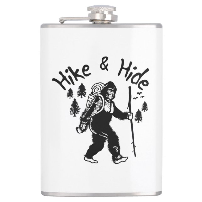 Hike & Hide Bigfoot Flask (Front)