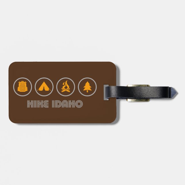 Hike Idaho Luggage Tag (Back Horizontal)